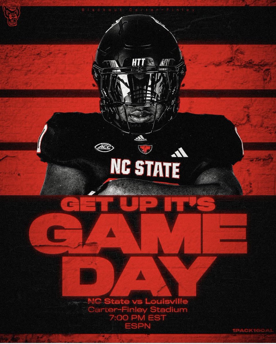 Happy Friday Gameday! 
We hope your plans include joining your Tampa Pack for our NC State Alumni Football Game Viewing Party (Louisville) at Angry Chair Brewing
#BLACKOUT 
#HOWLBACK