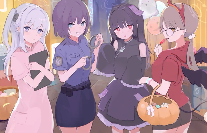 ハロウィン #ブルアカ 