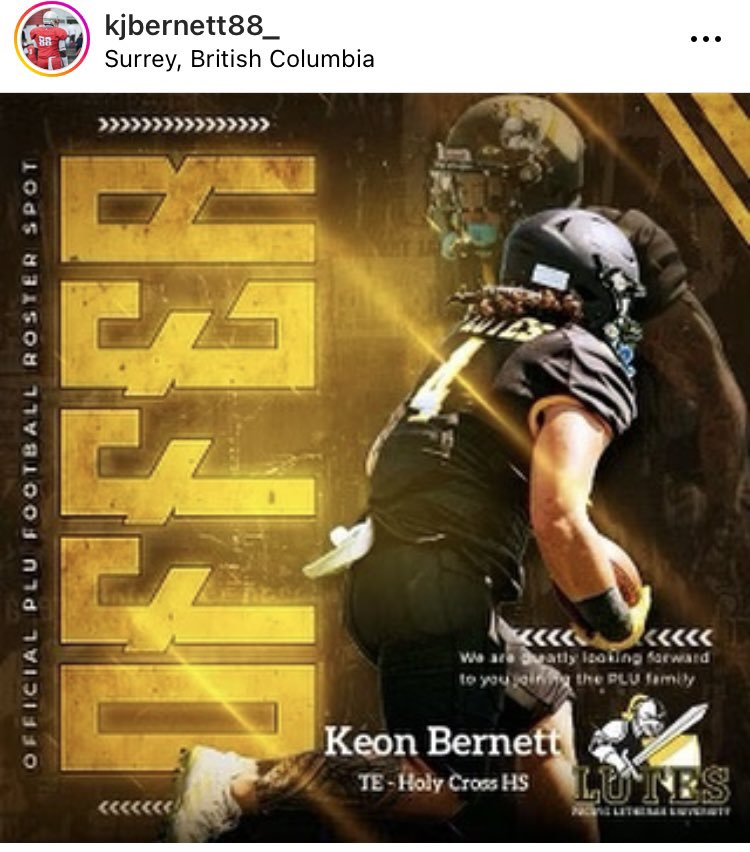 Congrats <a href="/KJBernett88/">Keon Bernett</a> 
We are all super happy for you here at VC. 🏈 

#HardWorkPaysOff