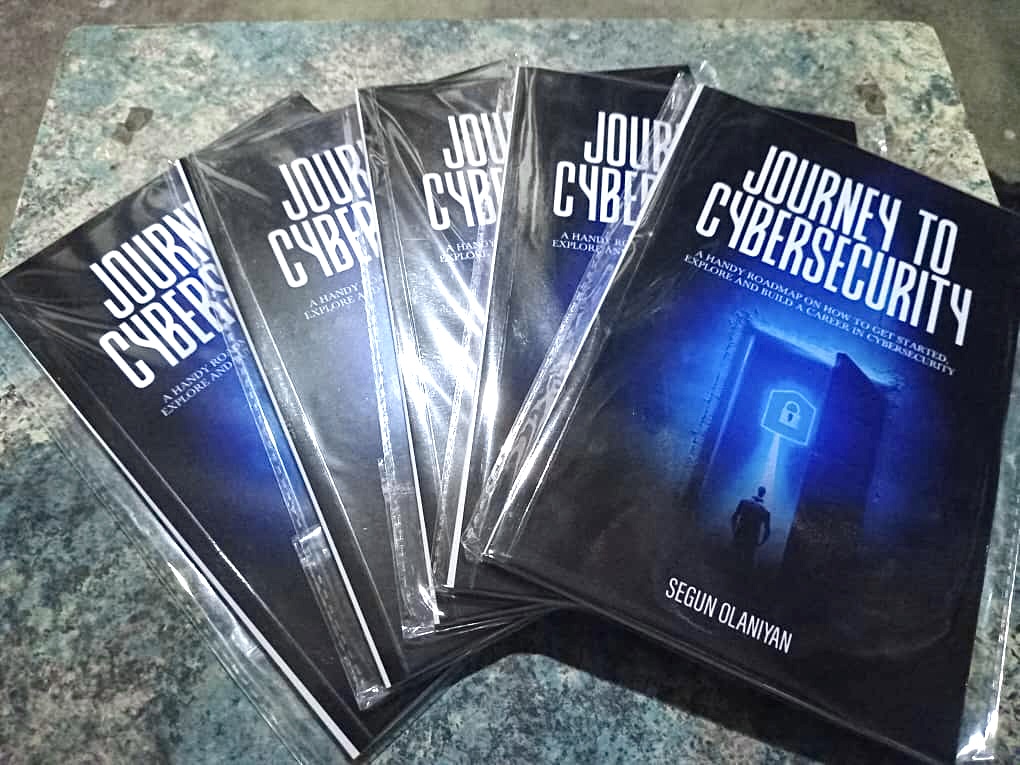 You can now get a hard copy of my new book 'Journey to Cybersecurity' in Nigeria. You can place an order using this link selar.co/z652u9

#JourneytoCybersecurity #J2Cyber #cybersecurity #cybercareers #cybercareer #techcommunity #teched #new2cyber #seeyouincyber