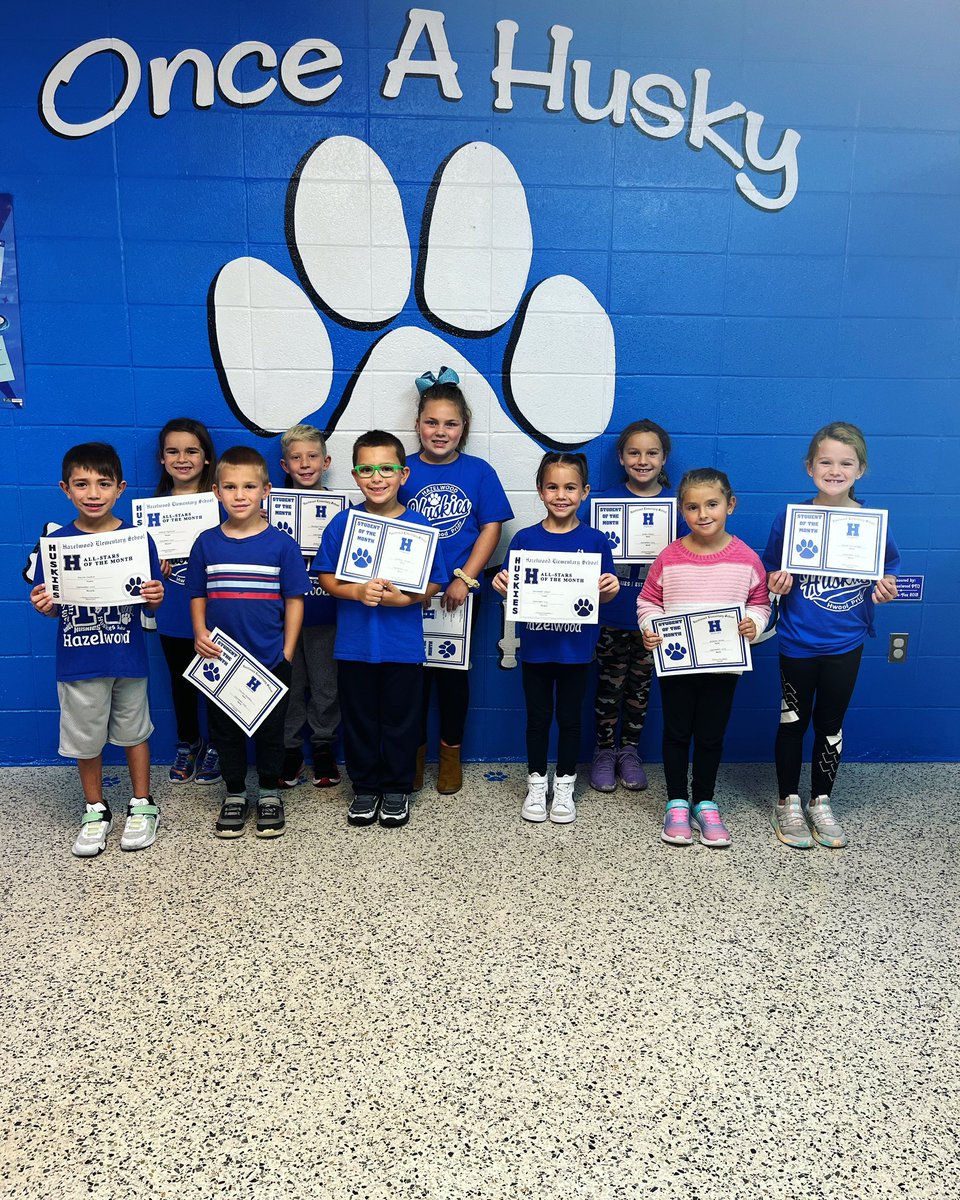 It’s a great day to be a Husky!  Congrats to our September award recipients!!! Hwood Pride!!! #allin4hwood