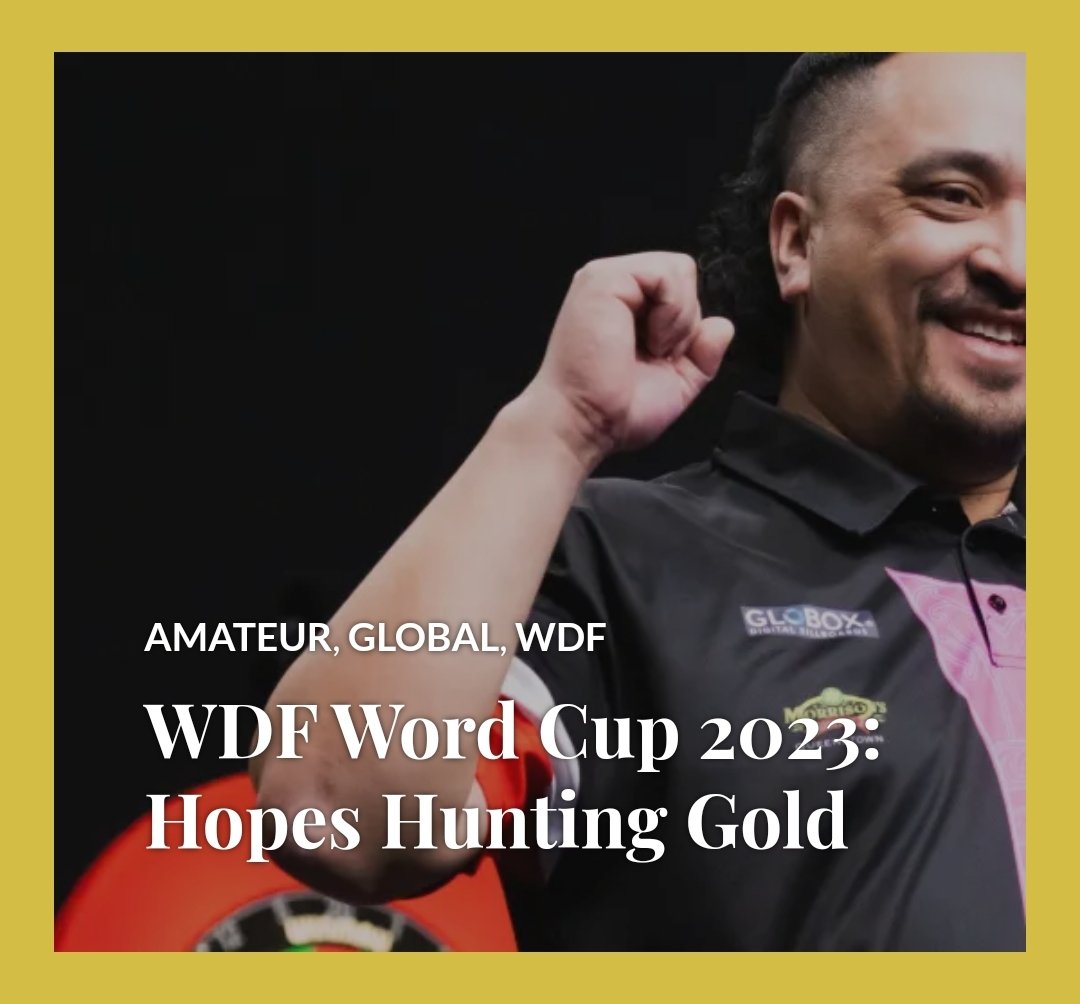 🎯🇳🇿| WDF Word Cup 2023: @DartsWDF 📰 Hopes Hunting Gold Some intriguing action from Denmark this week. 🇩🇰 🌟 New Zealand are shining again. Their 2019 champ may hand over to a team mate for 2023! #TheOfficialVoiceOfDarts ↪️dartsworld50.com/2023/09/29/wdf…