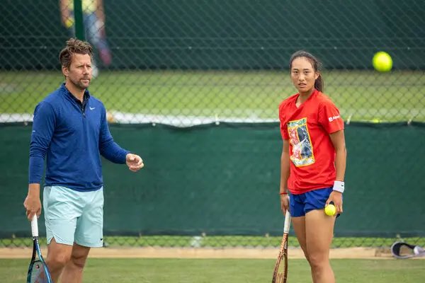 Just2Tennis's tweet photo. Former World Number 1 Naomi Osaka has been banned from China indefinitely after stealing Wim Fissette back from Qinwen Zheng. https://t.co/Eu1YJBUkrS