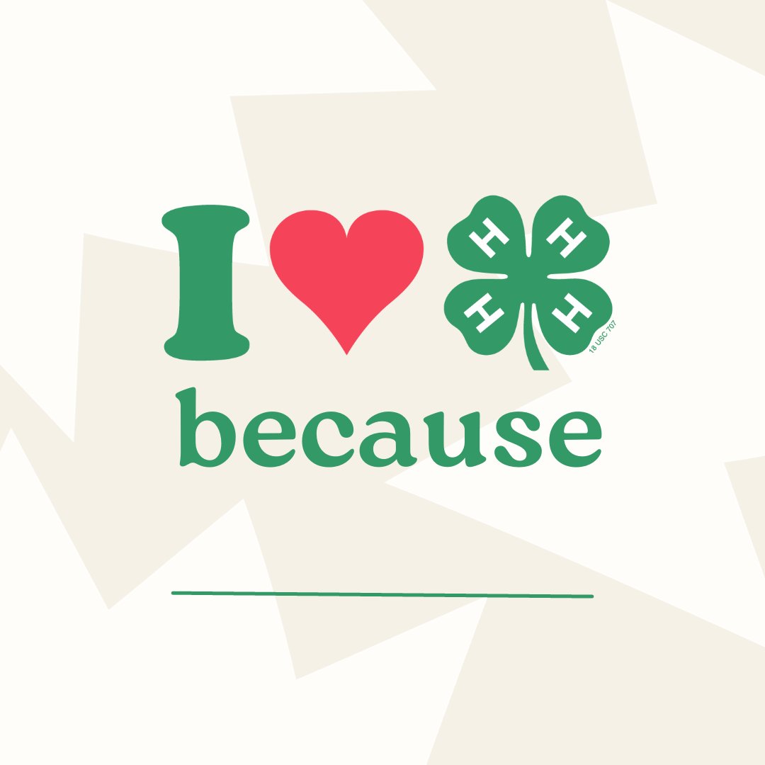 CountyFillmore's tweet image. “I ❤ 4-H because ____” Why do you love 4-H? Let us know in the comments below! #4HWeek #4H