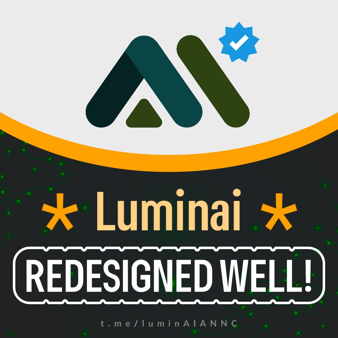 LuminaiAi's tweet photo. Hello Luminai Community! Today, we're thrilled to unveil our brand new logo, and we couldn't have done it without your support. Together, we're building something amazing. Stay tuned for more updates! 🔥 #Luminai #NewLogo https://t.co/u25FZii9i4
