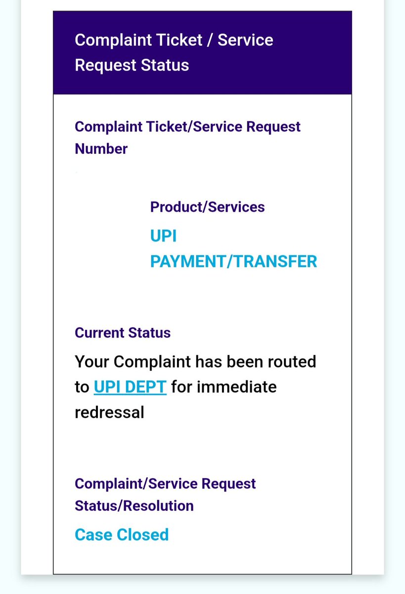 ChoudhuryKarabi's tweet photo. @TheOfficialSBI Its showing that case closed but no amount returned till now. Please do the needful at earliest. Share the exact final status. https://t.co/gIyCAvD6oK
