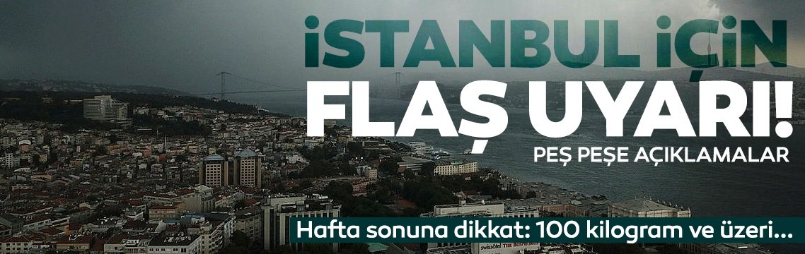 webwizyon's tweet photo. AKOM'dan son dakika hava durumu uyarısı! İstanbul için alarm verildi: Hafta sonuna dikkat, 100 kilogram ve üzeri... https://t.co/t2O8K3o3Xf