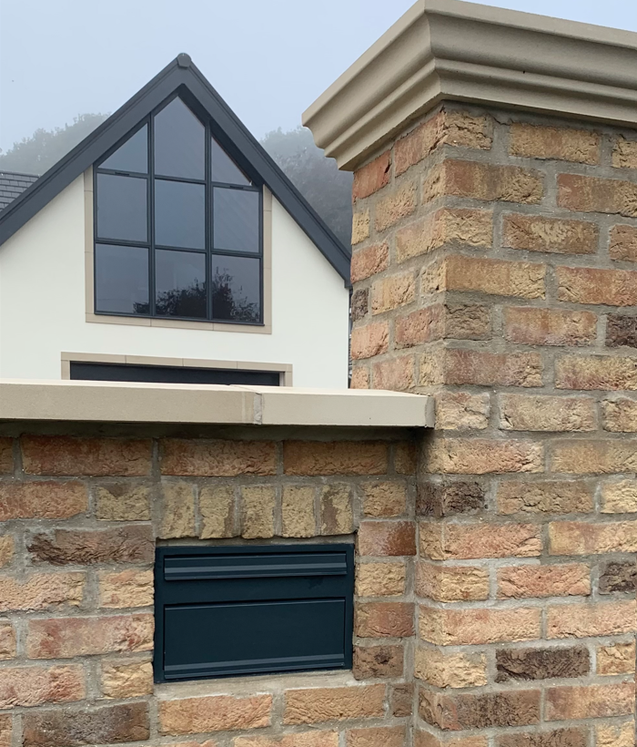 Letterbox4You's tweet image. Our own grand design requires grand design through the wall parcel box :)  #granddesign #homedecorideas #housedesignideas #letterbox4you