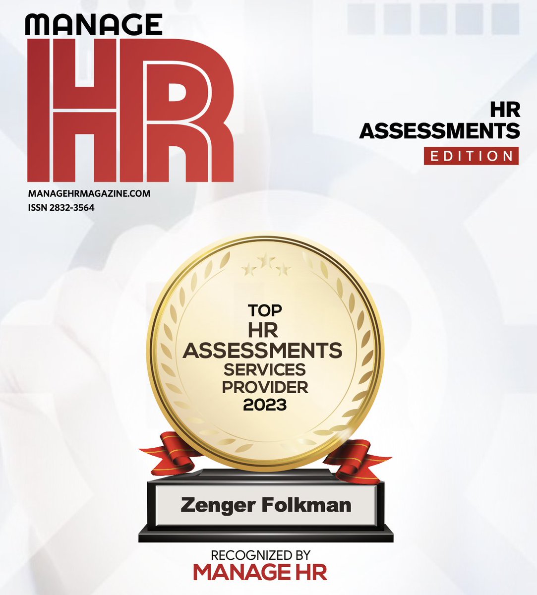 At Zenger Folkman, we strive to maintain our position as one of the top leadership 360 assessments in the industry.

Thanks, Manage HR, for the recognition.

You can read more about our approach to leadership development here: lnkd.in/d5Hb8QgE.

#leadership #HR