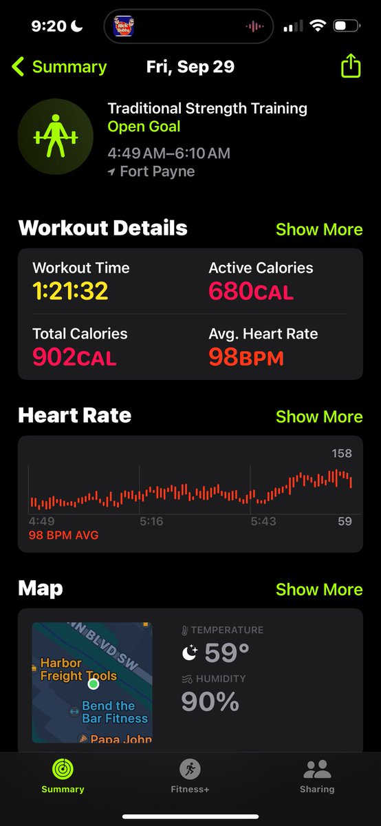 Alright gym/weight lifting gurus, looking for some feedback here. Did I do too much today? Is there something I should have done less/more? 🤔 The deadlift got me up in Zone 3-4! 😅😅😅#weightlifting #workout #legday #KillingObesity #RevolutionOfEric