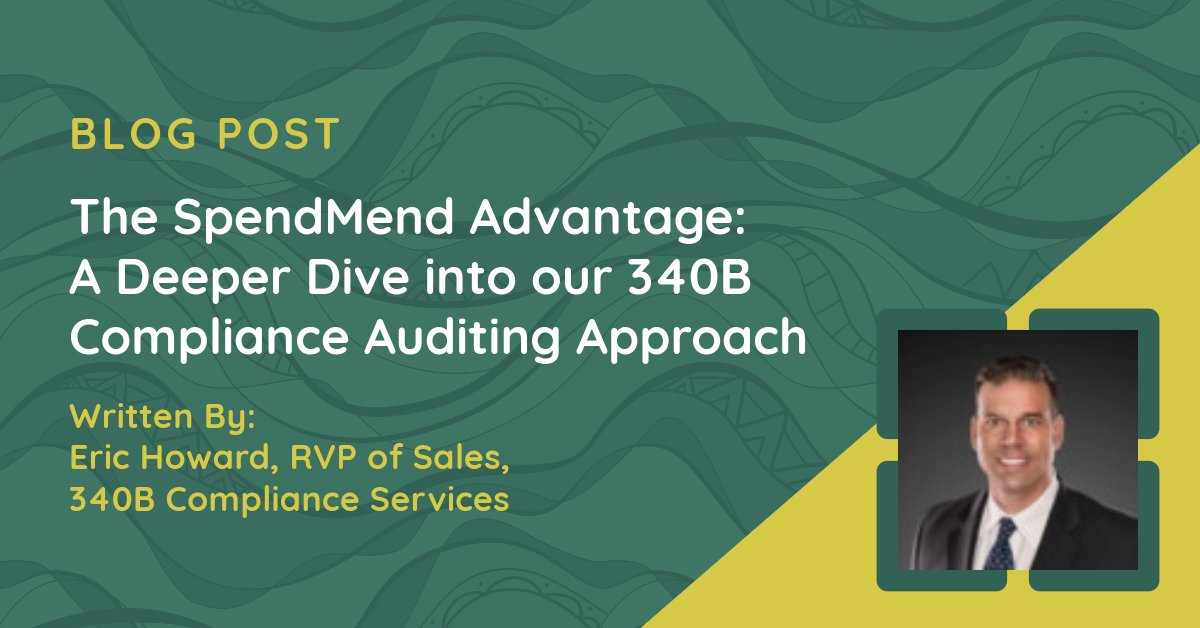 SpendMend's tweet photo. NEW BLOG POST!
"We believe that in the realm of 340B compliance, dedication, follow-up, and transparency in pricing are not just added benefits but essential components in maintaining consistent compliance practices." - Eric Howard
Read more here: https://t.co/NeIs68H17h https://t.co/Wx4a2KSXpm