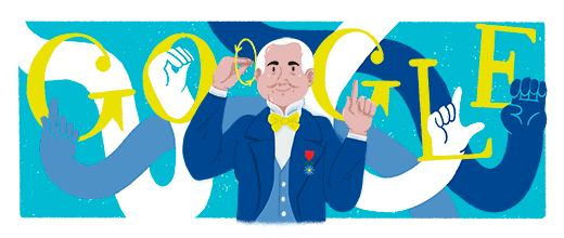 GoogleDoodles's tweet photo. Today’s #GoogleDoodle honors Frenchman Ferdinand Berthier who was one of the earliest champions of Deaf identity and culture. 

Learn more —> https://t.co/nQG0f9NdZ1 https://t.co/laSIsaAbDi