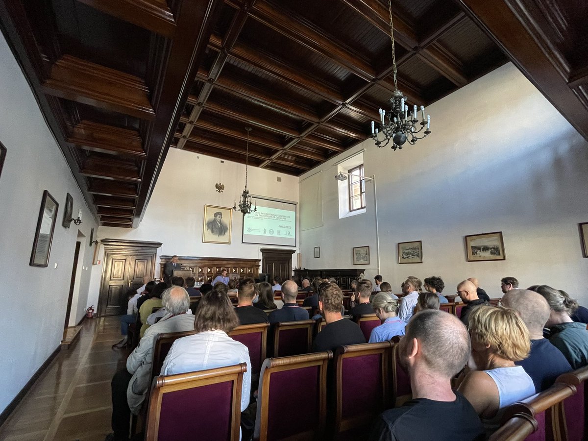 MGoetzelmann's tweet photo. #hcg2023 A warm welcome  @ih_pan. What a magnificent building! https://t.co/sXkjsThk3f