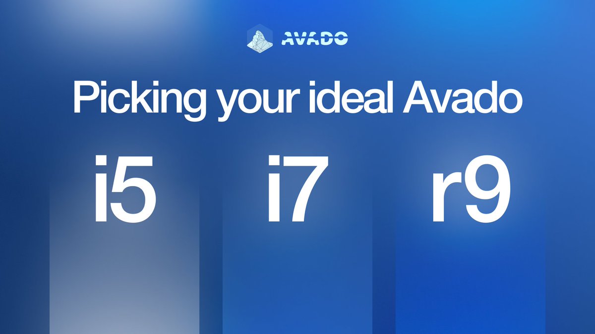 AvadoAg's tweet photo. Starting your journey into #staking 🤔
With #AVADO's plug-n-play multi-chain solution, navigate this vast ecosystem with ease 🙌
What's more, here's a handy guide to help you pick the right device that delivers the best bang for your buck👇 https://t.co/1vRSKH8Akn