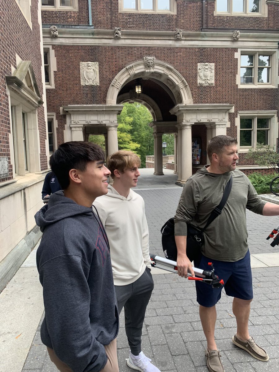 Loved seeing UPenn with a couple of our former football players yesterday!They have a big game tonight vs Army!