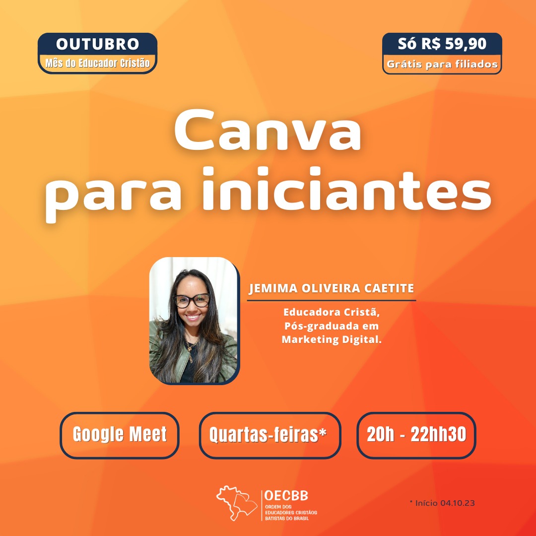 batistasdacbb's tweet photo. Em outubro, a Ordem dos Educadores Cristãos Batistas do Brasil vai oferecer três cursos que irão potencializar seu ministério.

Venha se capacitar!

Compartilhe com outros líderes essa oportunidade de crescimento ministerial.

Acesse o site: https://t.co/fVTv7jWyq2

#CBB #OECBB https://t.co/3YLgERai2v