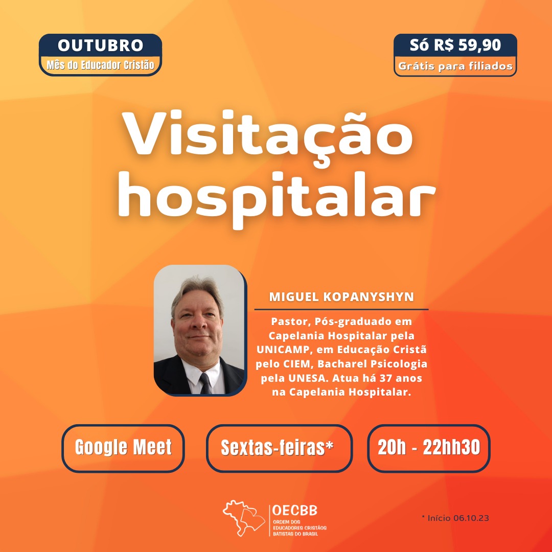 batistasdacbb's tweet photo. Em outubro, a Ordem dos Educadores Cristãos Batistas do Brasil vai oferecer três cursos que irão potencializar seu ministério.

Venha se capacitar!

Compartilhe com outros líderes essa oportunidade de crescimento ministerial.

Acesse o site: https://t.co/fVTv7jWyq2

#CBB #OECBB https://t.co/3YLgERai2v