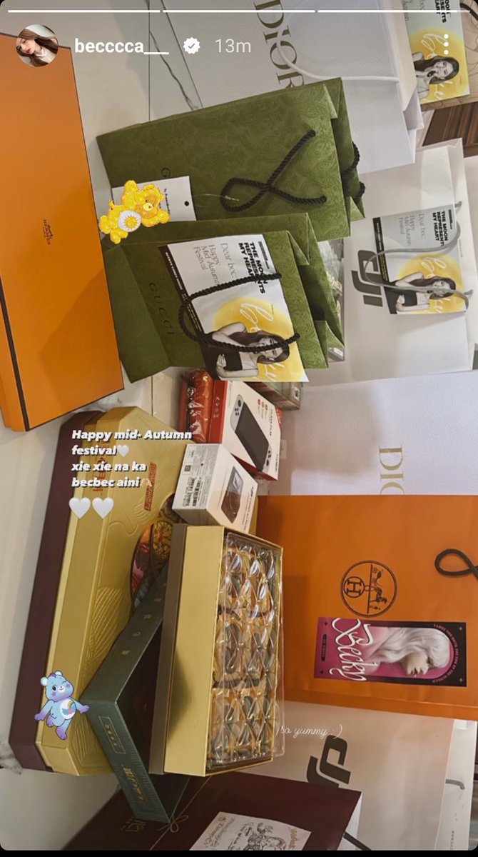 beckyvnangels's tweet photo. 290923 - Becbec IG Story 

“Happy mid- Autumn festival🤍xie xie na ka becbec aini🫶🏻” 

#beckysangels https://t.co/5b2EreTgdR