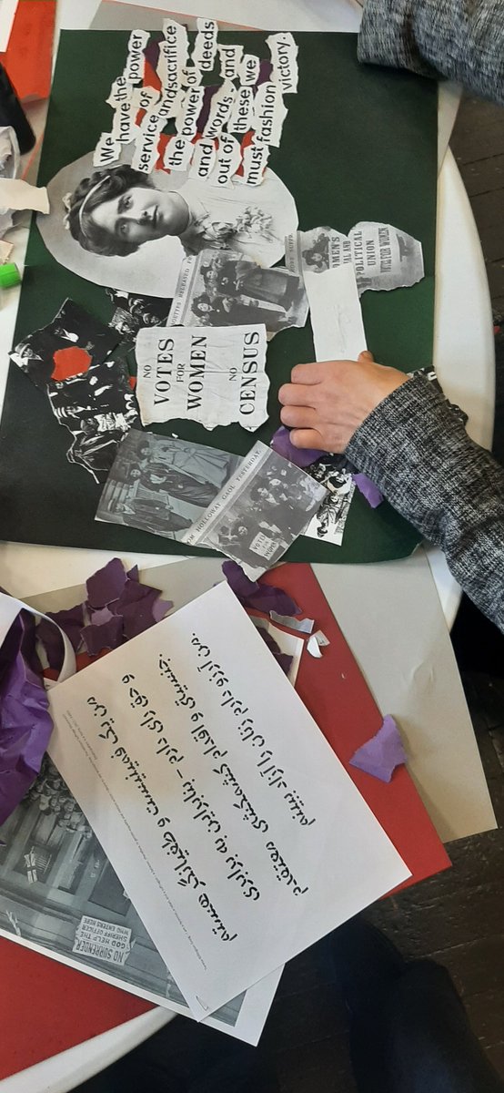 Thistles & Dandelions EWFC (@dandelionsgla) on Twitter photo Such an enjoyable workshop last week learning from <a href="/ScotSuffragette/">Protests and Suffragettes</a> research translated into our members' first languages. Great to meet folk from <a href="/GildedLilyCic/">Gilded Lily</a> too! Can't wait to see the final artworks developed from our collages. Such an enjoyable workshop last week learning from <a href="/ScotSuffragette/">Protests and Suffragettes</a> research translated into our members' first languages. Great to meet folk from <a href="/GildedLilyCic/">Gilded Lily</a> too! Can't wait to see the final artworks developed from our collages.