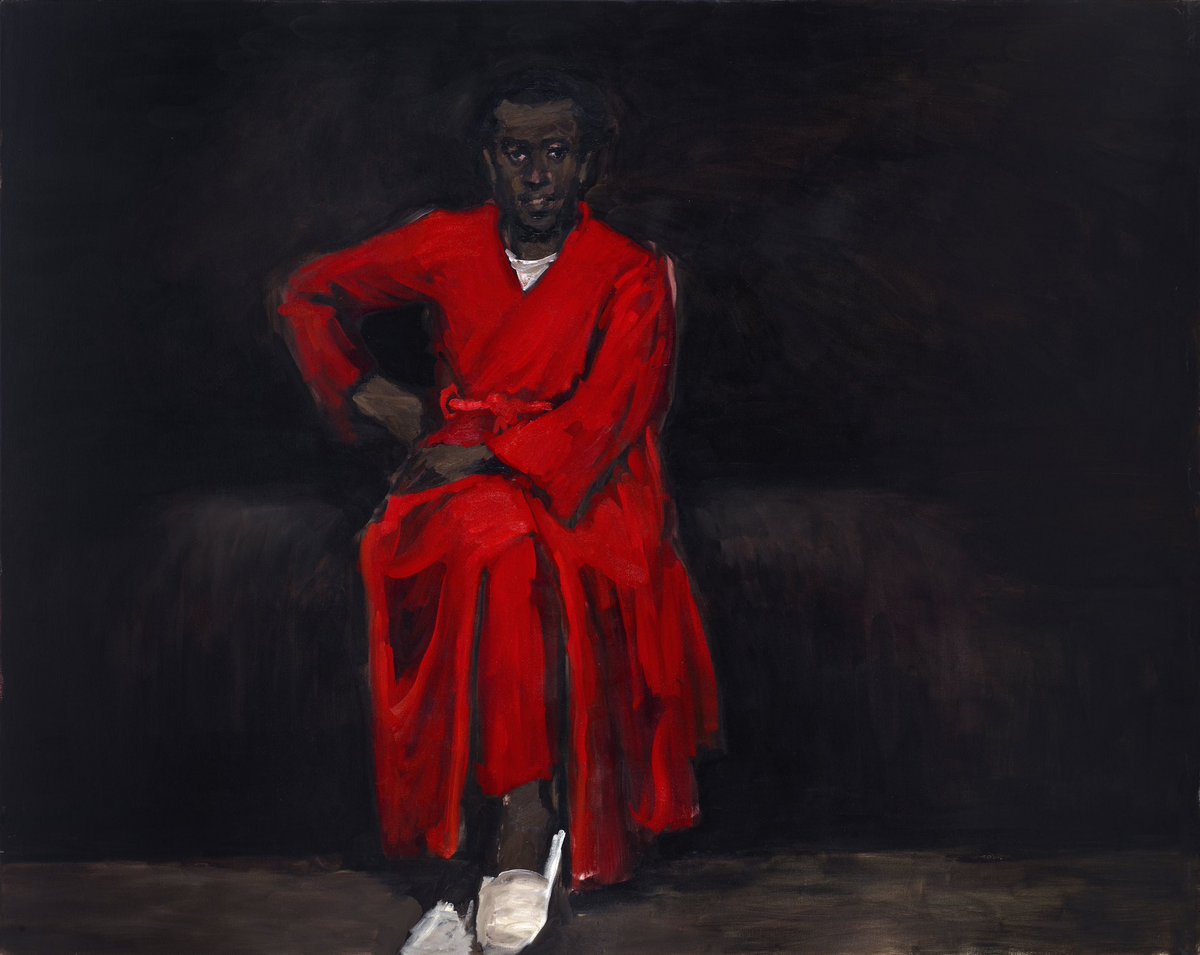 rianphin's tweet photo. jonathan anderson included art from lynette yiadom-boakye in his “on foot” curation and now i can see his inspiration in his work at loewe https://t.co/WbbGIl3Qth