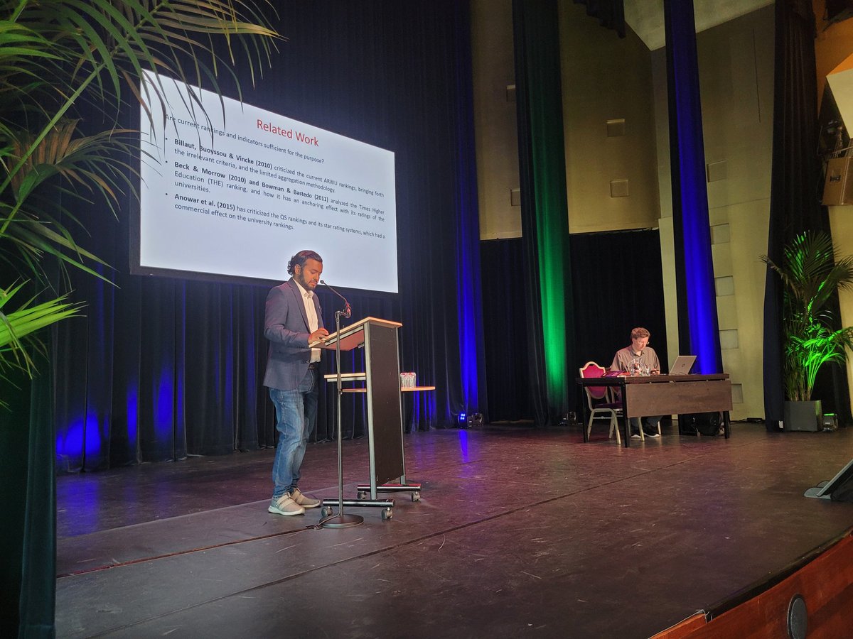 Vivek Singh (@vivekks12) on Twitter photo Presented our paper on Expertise Indices at <a href="/sti2023/">STI 2023</a> #STI2023 co-authors- <a href="/_abhirupnandy/">Abhirup Nandy</a> <a href="/HIRAN31021775/">HIRAN</a>
The session was chaired by <a href="/RHaunschild/">Robin Haunschild</a> Presented our paper on Expertise Indices at <a href="/sti2023/">STI 2023</a> #STI2023 co-authors- <a href="/_abhirupnandy/">Abhirup Nandy</a> <a href="/HIRAN31021775/">HIRAN</a>
The session was chaired by <a href="/RHaunschild/">Robin Haunschild</a>