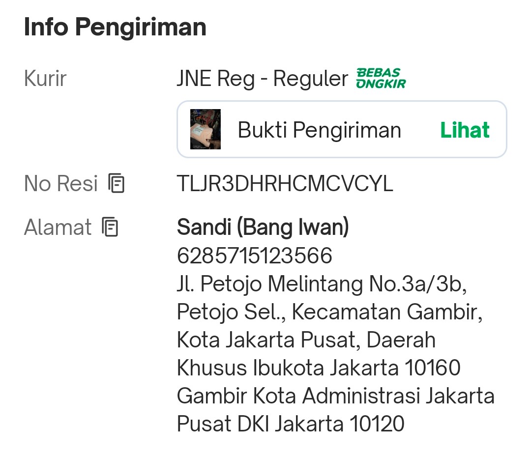 _____D_Froozeen's tweet image. Ada alamat ama no telp pas Cya beliin bbrp baju bagus ama mukena bagus buat ibunya.. 1 jt an Ca beliinnya
Jadi 3,6 juta bantu dia 🤣
Ini alamat @SandiFebr97 

Ga paham Cya.. 
Ini orang jujur ga sih 🙄

CC 
Mak gw @naaooollll 
Abang gw @Khal1sh_Q