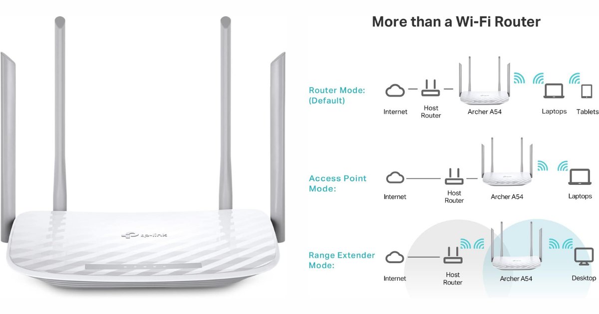 Mahamid110's tweet image. tinyurl.com/5cakj2nm
TP-Link AC1200 WIFI Router (Archer A54) - Dual Band Wireless Internet Router
#ElectricElectronics #TPLinkRouter #WIFIRouter #WirelessInternetRouter #InternetRouter #WirelessRouter