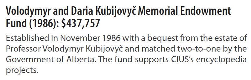 JamesClay1917's tweet photo. Will the #UniversityofAlberta #CIUS return the $437,757 #endowment fund, established by the #Nazi Volodymyr Kubijovyc, who published frothing, #antisemitic incitement in #KrakivskiVisti? Will the @Alberta_UCP return all matching funds donated by the Alberta Government since 1986? https://t.co/fGDz7WXrbm