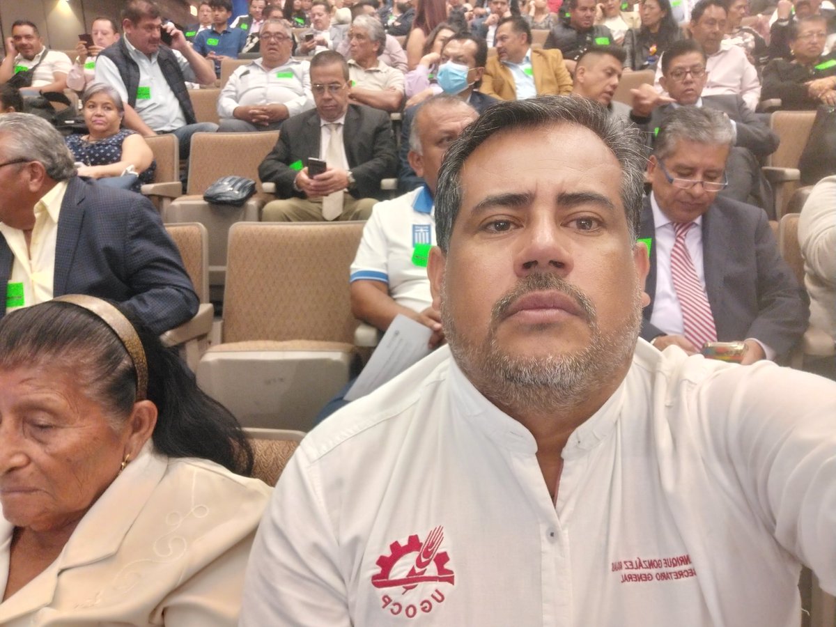 ComiteUgocp's tweet photo. Presente nuestro Secretario General Lic. #EnriqueGonzalezRojas de la UNIÓN GENERAL OBRERO CAMPESINA y POPULAR UGOCP en el FORO DEL NUEVO SINDICALISMO
@KikeGonzalezRo https://t.co/Glg6nfmDZo