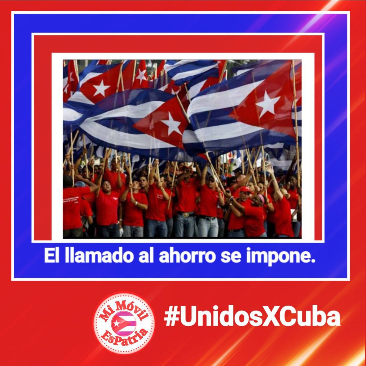 Se trabaja sin descanso, desde la dirección del país, los organismos y territorios, para sobrepasar en el menor tiempo esta compleja situación. Pero ello no es suficiente sin la participación consciente del pueblo en la producción y uso racional de los recursos. #UnidosXCuba