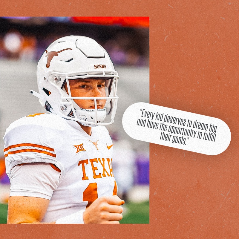 TexasLonghorns's tweet photo. changing the future 🤘

#HookEm | @TruistNews