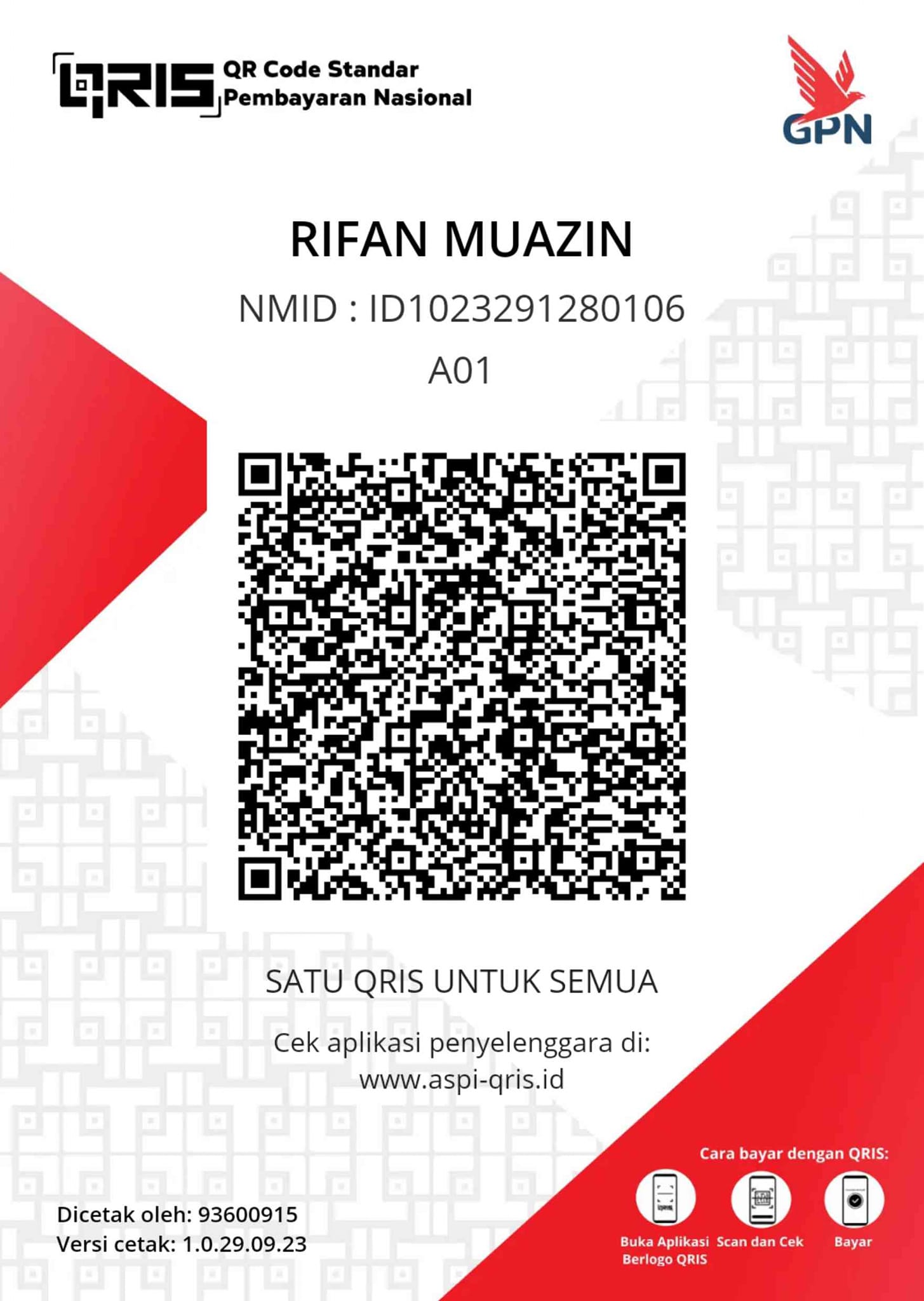 QRIS Rifan Muazin