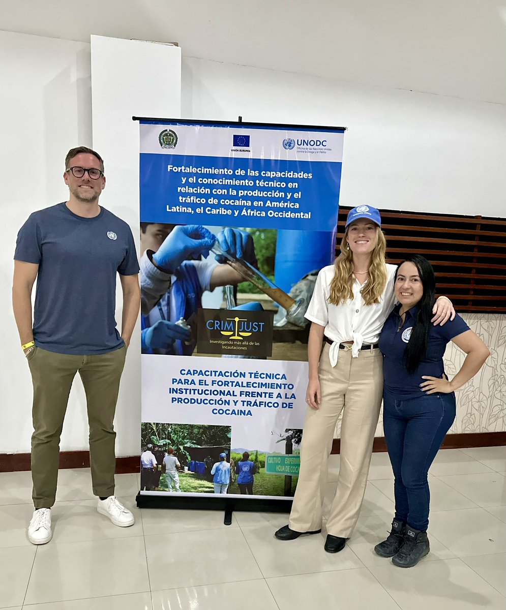 CRIMJUST_UNODC's tweet image. 🏁 Concluding an eye-opening and unforgettable 🇺🇳@UNODC_CRIMJUST &amp;amp; #SIMCI workshop on current trends in cocaine production &amp;amp; trafficking in 🇨🇴. Grateful to @IllicitRoutes 🇪🇺 for enabling this activity and the seasoned experts who shared their experience and insights with us. 🙏