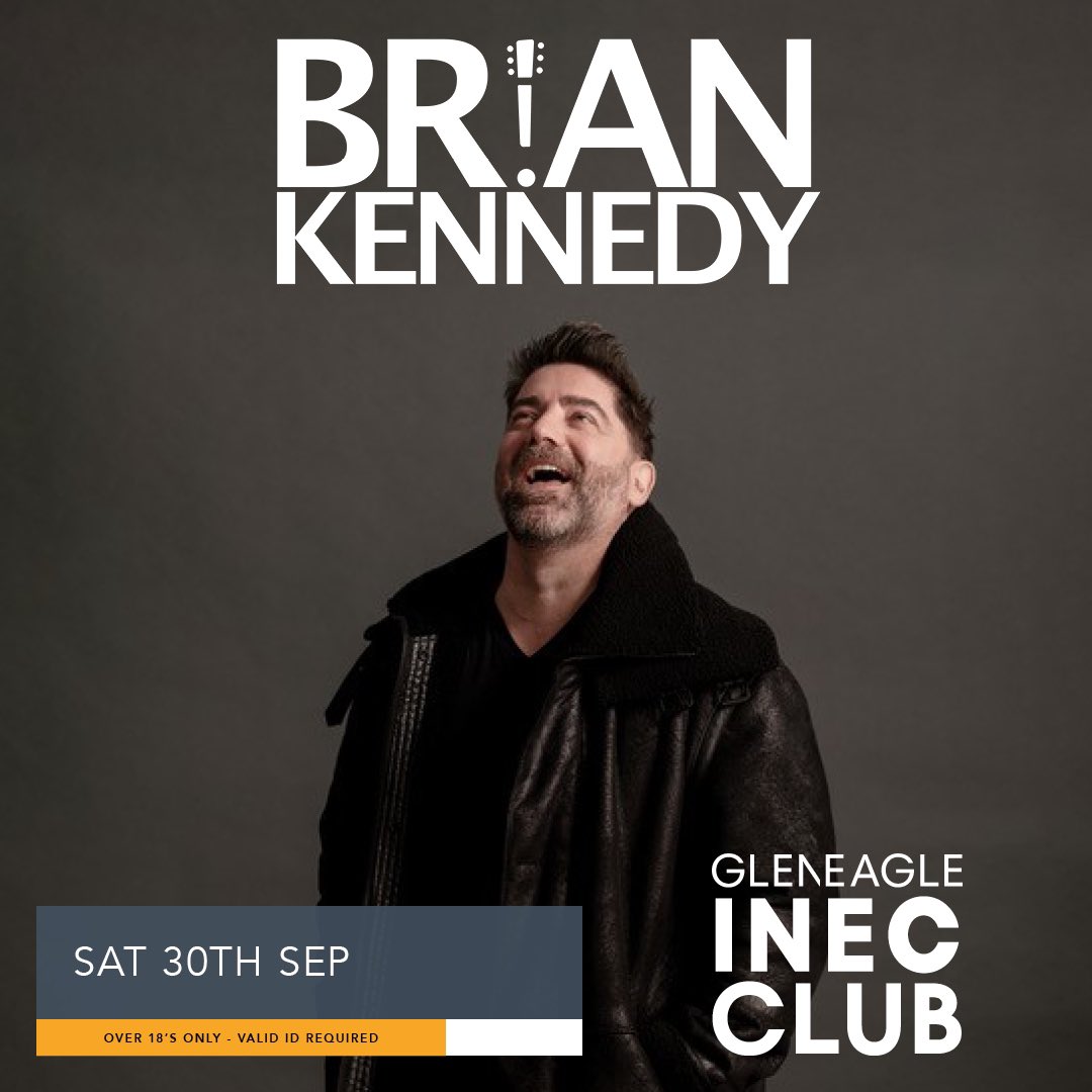 Hey Killarney people! I’m Singing at the inec acoustic club this sat night! So looking forward to seeing you all. Here’s the link and a flattering airbrushed pic to temp you out possibly! ticketmaster.ie/brian-kennedy-…