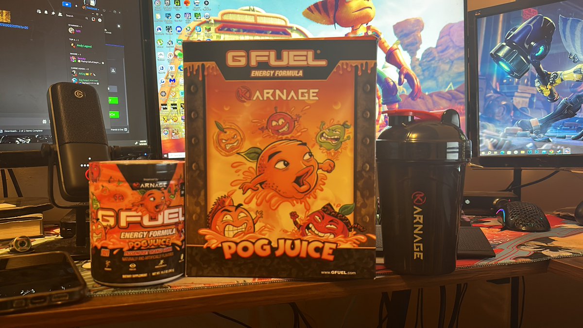 PrimitiveAK's tweet image. Our very own @KARNAGEclan POG JUICE is now available for purchase! Grab yours today. Following a few that grab theirs! RT/LIKE and reply with a screenshot of your purchase! 👀

🛒: gfuel.com/products/karna…
