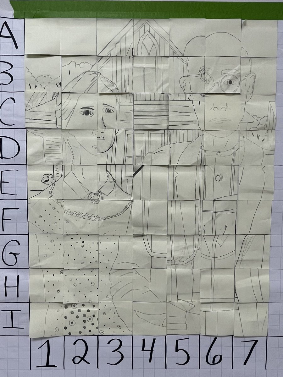 KarrieJackson's tweet photo. Q: What to do in math on the last day before fall break? 
A: Have students create a collaborative scale drawing. https://t.co/AJtR3aDPp2