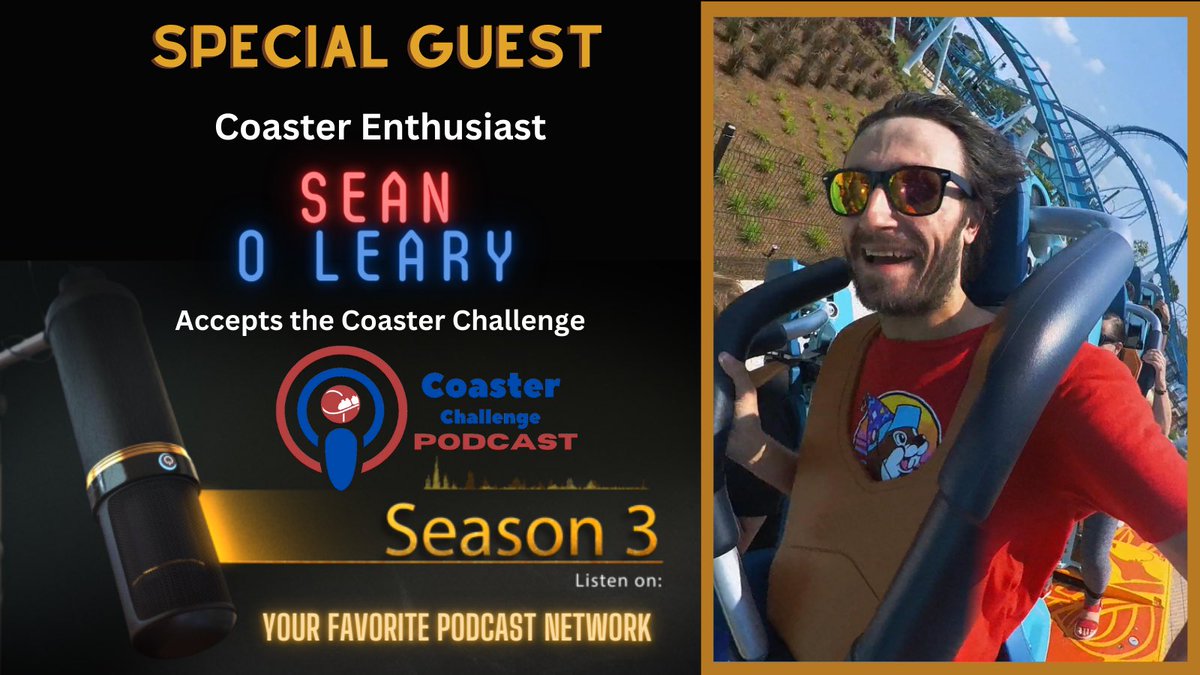 CoasterChallen2's tweet photo. I'm listening to Coaster Challenge Podcast | Episode 125: Special Guest Sean O Leary accepts the Coaster Challenge on Podbean, check it out! https://t.co/kUoQrsgAem https://t.co/0WXcQm0G3N