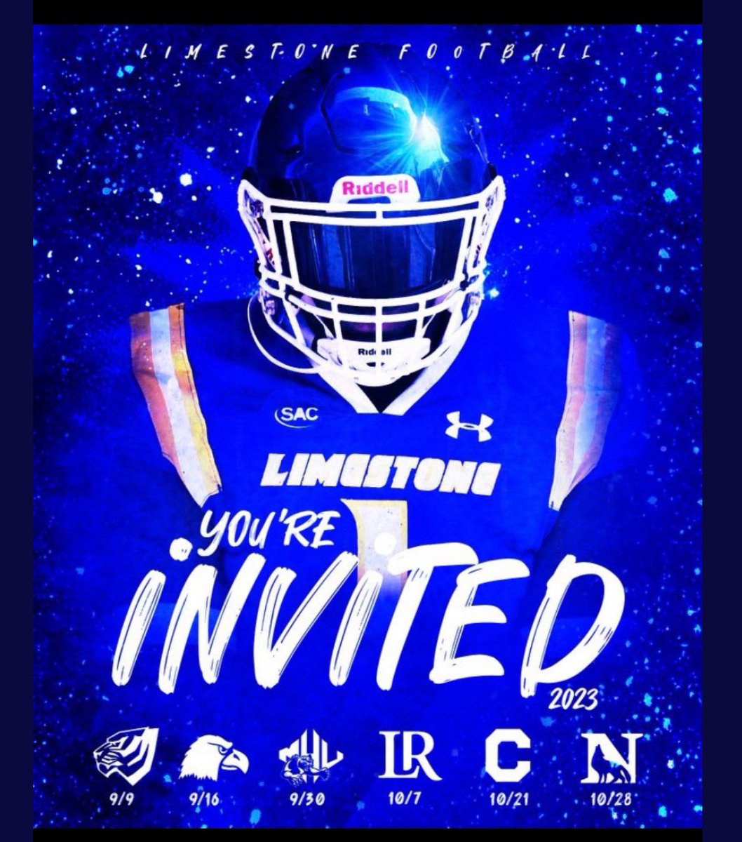 Excited to head back to Gaffney to see Limestone play tomorrow!! <a href="/LaneKnost/">Coach Lane Knost</a> <a href="/DannyWelke/">Coach Danny Welke</a> <a href="/LimestoneFB/">Limestone Football</a> <a href="/coachfurrey/">Mike Furrey</a>  Thank you!!