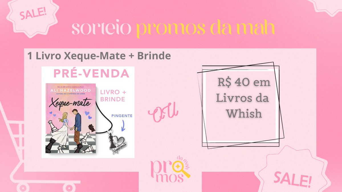 Promo De Livro 📚 on X: 💛 Pré-Venda  📚Xeque-mate + Brinde