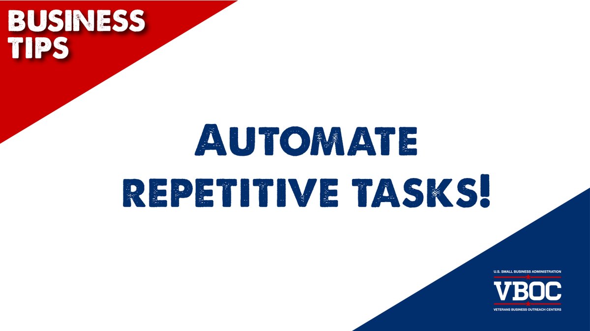 DakotasVBOC's tweet image. ⏳ Free up time for growth and innovation! 

Identify repetitive tasks and automate with the latest tools.

#TimeManagement #SmallBizTip