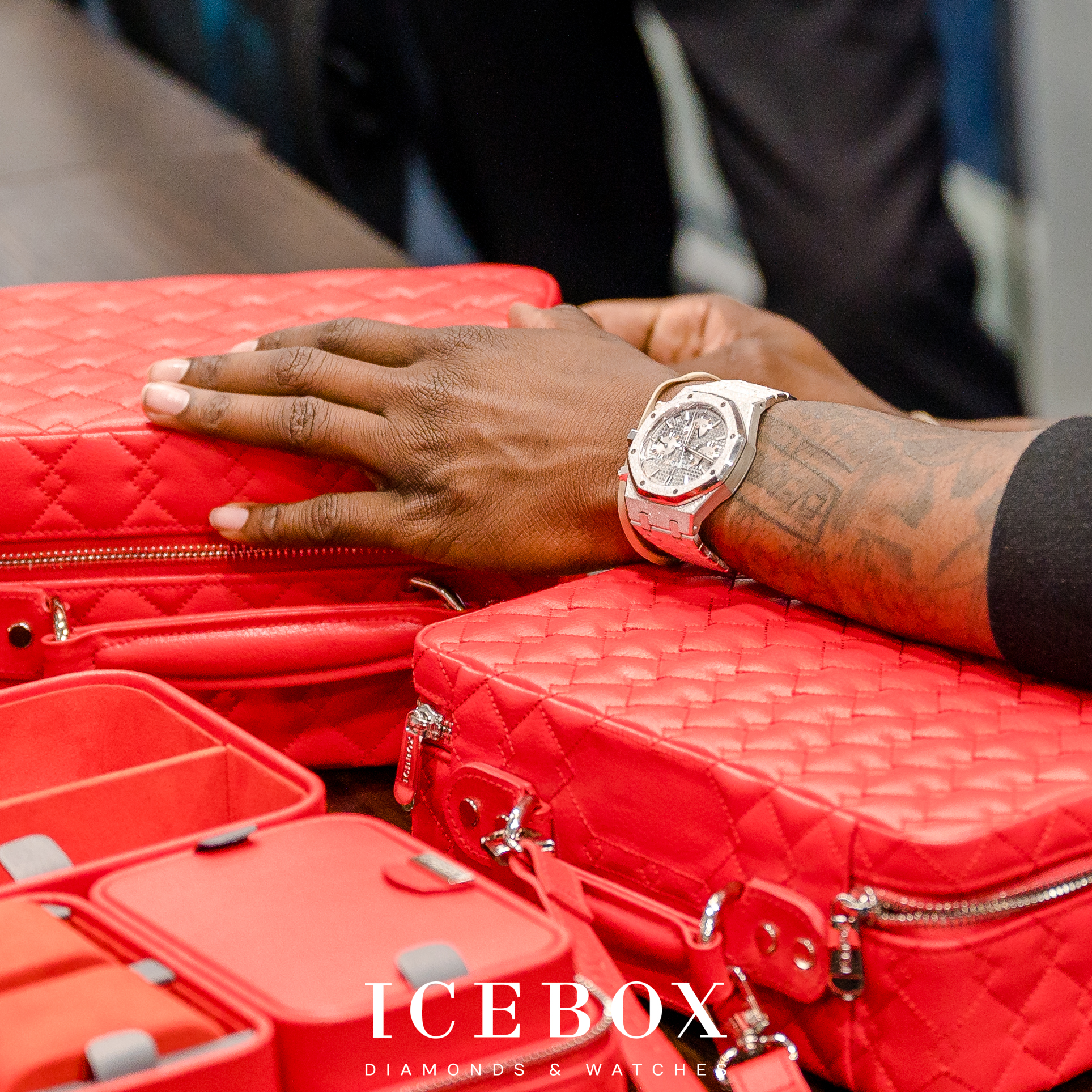 Ice box wrist clearance watch