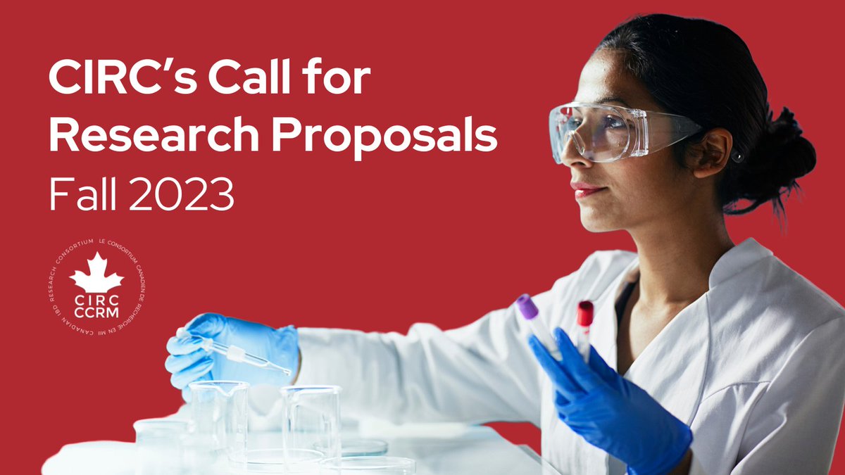 Our Fall 2023 Call for Research Proposals has been announced! We're funding up to 2 proposals at a maximum of 100k each. Submissions are due January 5th, 2024. For more details, visit: circ-ccrm.ca/investigator-i… @NarulaNeeraj @vipuljairath @TBessissow @HSingh_MD @ChrisMa_YYC