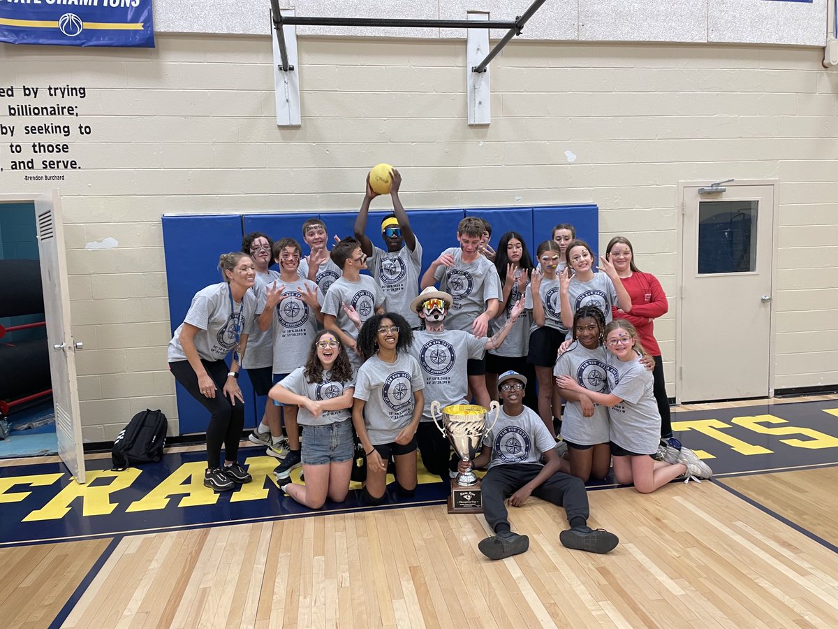 Congratulations to Mrs. Chase’s home room. Ram Run kickball champs - three years in a row!