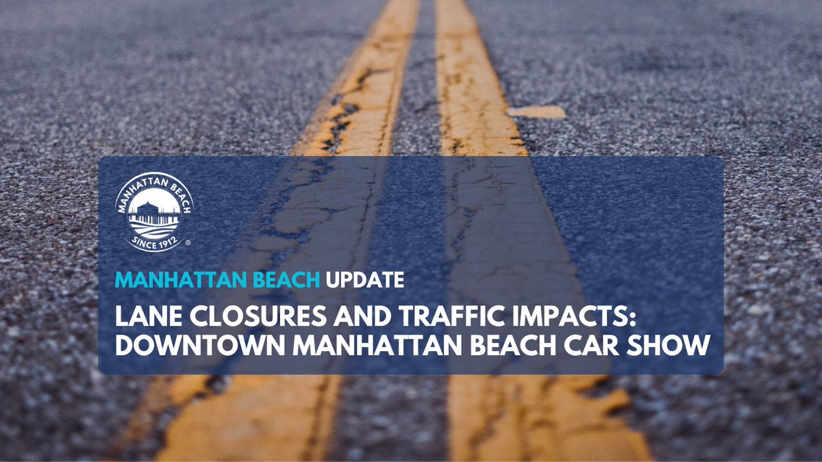 ⚠️Limited parking/street closures in Downtown MB on Sun. 10/1, 6AM-3PM 🚧STREET CLOSURES🚫MBB: Ardmore Ave. to Ocean Ave. (The intersection of MBB/Highland Ave. open for north/south-bound traffic on Highland Ave.) Manhattan Ave.: 9th St. to 12th St. 🔗 bit.ly/3t5PvlU