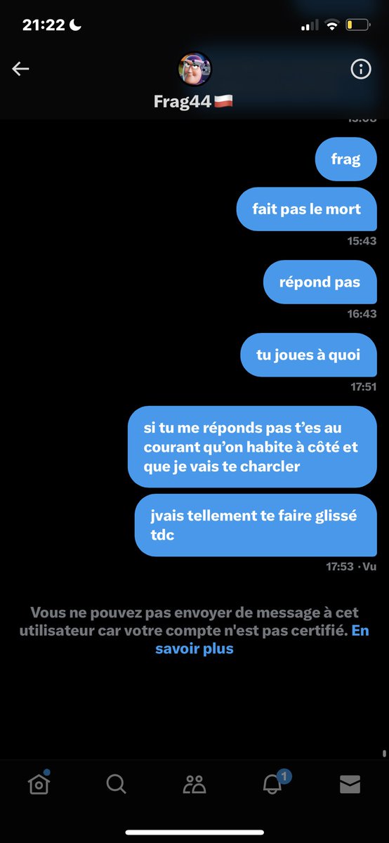 Mat1ftn's tweet photo. Ça fais le bonhomme mais ça bloque  direct mais oublie pas je sais exactement où t’habite t’a fais le trou de balle a m’envoyer chez toi et le nom de ton école ba tu vas voir https://t.co/TdRBKYJVP7