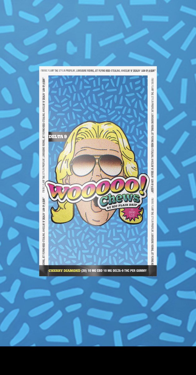 Wheelin’ &amp; Dealin’ 💨 Figure four lemonade 🍋 &amp; diamond cherry 🍒 WoOoOo Chews • Available Now! Link in bio💎

-
#wooooo
#ricflairdrip
#woochews
#ed1bles