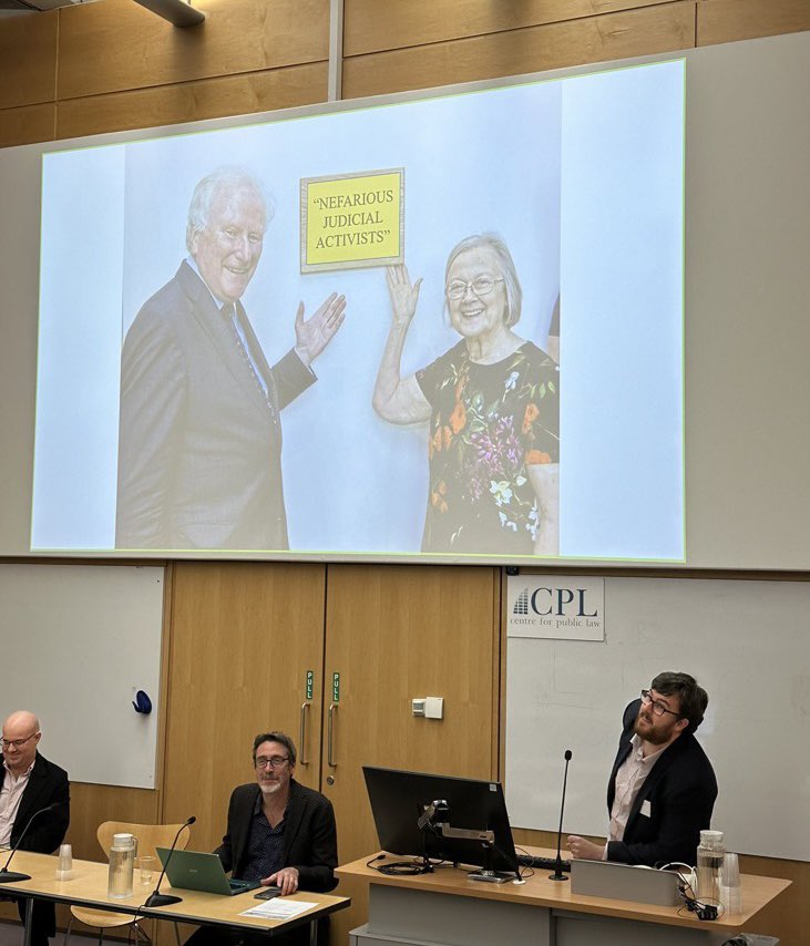 I didn’t realise Lady Hale would be in the audience when I used this slide today @EHRLC23