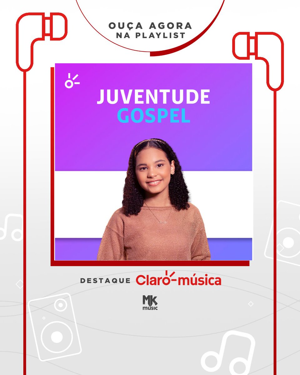 Uauu! A querida <a href="/mariamarcalmm/">Maria Marçal</a> está na capa da playlist JUVENTUDE GOSPEL da <a href="/ClaromusicaBR/">Claro Música Brasil</a>! Aproveite para curtir e ouvir muito "Então Profetiza". Obrigada pelo carinho equipe <a href="/ClaroBrasil/">Claro Brasil</a> 🤩⁣⁣⁣

BAIXE E OUÇA▶️ gospel.mk/juventudegospe…

#GospelNoClaroMúsica #MariaMarcal #gospel