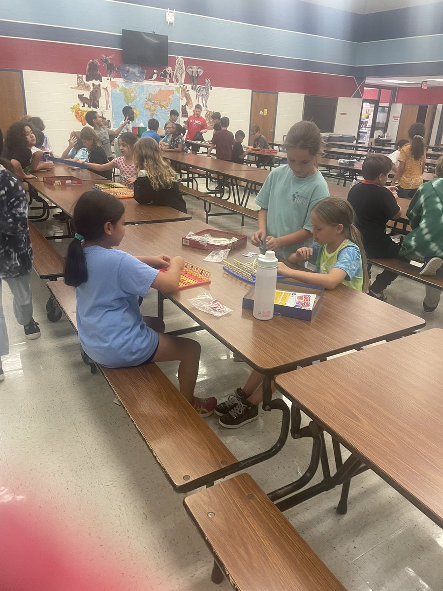 We had an awesome time celebrating our Math Fact Masters today!@EthridgeES