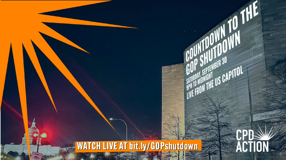 popdemocaction's tweet photo. The #GOP is poised to shut down the government because even THEY can’t agree on how to cut the programs that millions of Americans depend on.

Tonight, our LIVE countdown in front of the Capitol will show exactly what’s at stake – and who’s responsible. #ExtremeRepublicanShutdown https://t.co/ekNHM2phgz